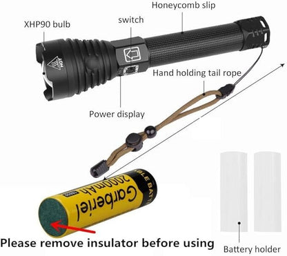 P90 LED Rechargeable Laser Flashlight - Zambeel