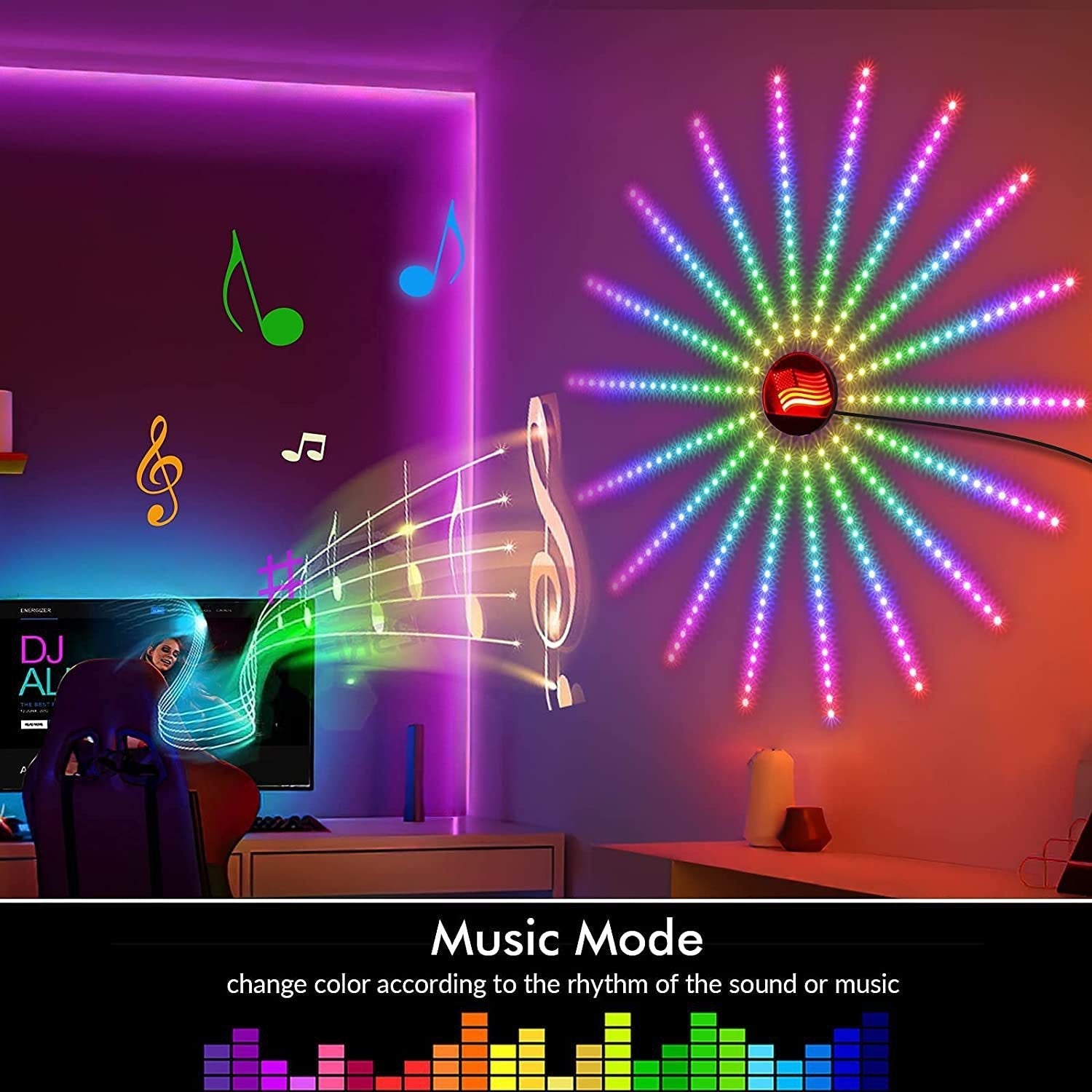 Smart Firework LED Lights - Zambeel