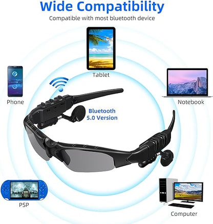 Wireless Bluetooth Headset Sunglasses - Zambeel